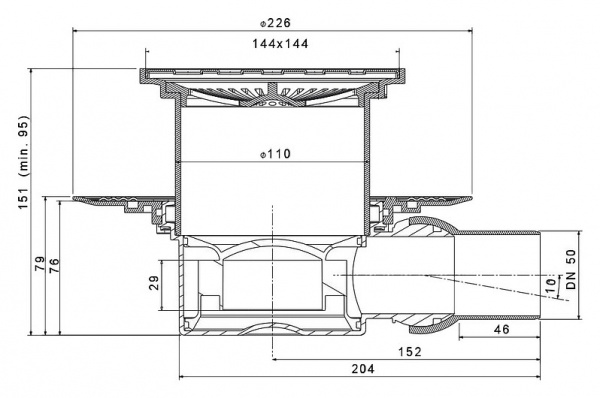 ���� ��� ���� Pestan Confluo Standart Dry 1 Ceramik 10x10