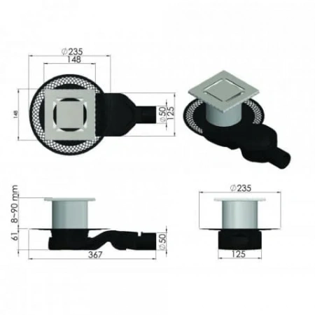 ���� �������� PLATZ Norma 150�150 ���� ������ 091159