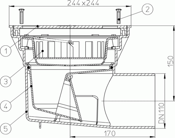 HL 605S ���� � �������������� �������� DN110