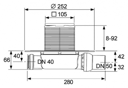 ���� ��� ���� Tece TECEdrainpoint S 110