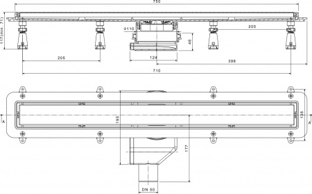 ������� ����� Pestan Confluo Premium Line 750 ������ ������/�����