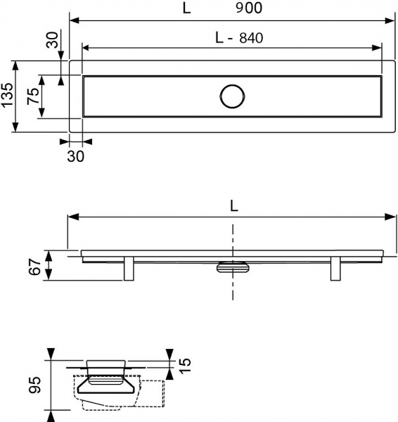 ������� ����� TECE linus  Kl9003  90 �� ��������