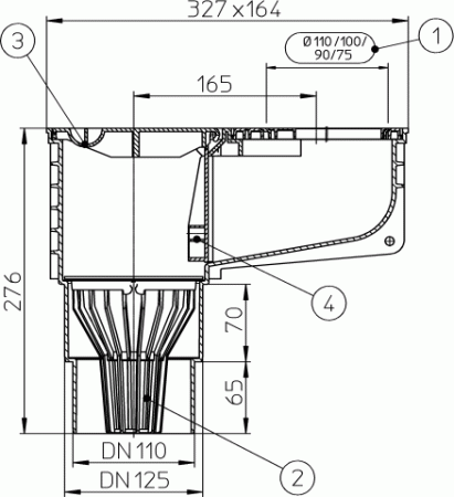 HL 660/2 ���� � ������������ �������� DN45,90,100,110